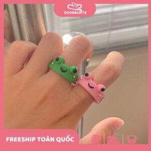 Nhẫn ếch cute cho cặp đôi